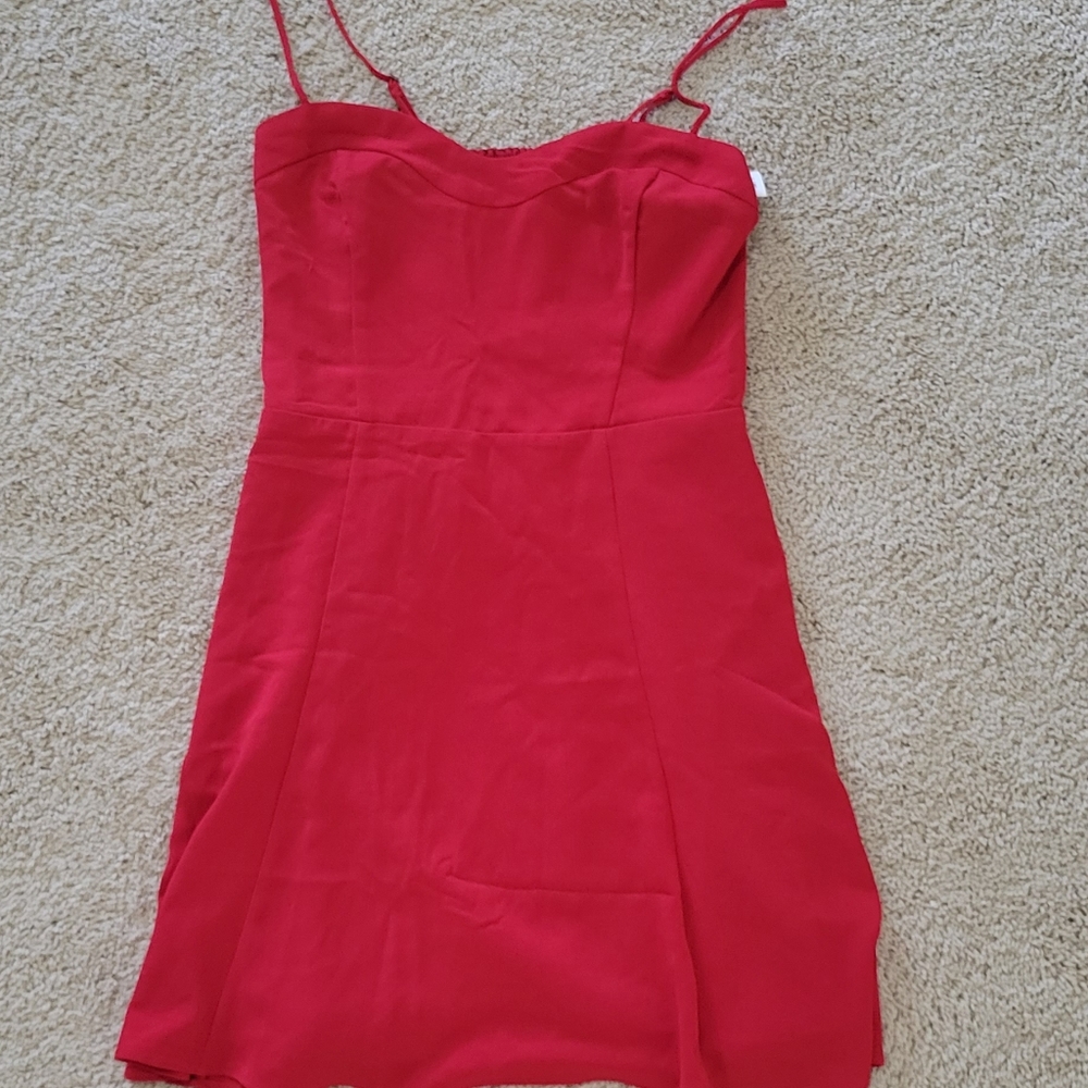 Abercrombie NWT Red pocket dress